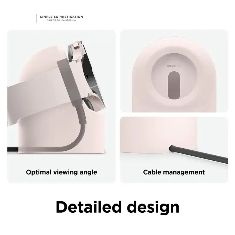 Compatible with Samsung Galaxy Watch 6 7 Ultra Charger Stand Galaxy Watch 3 4 5 Pro Charger silicone Stand charging holder 40 44