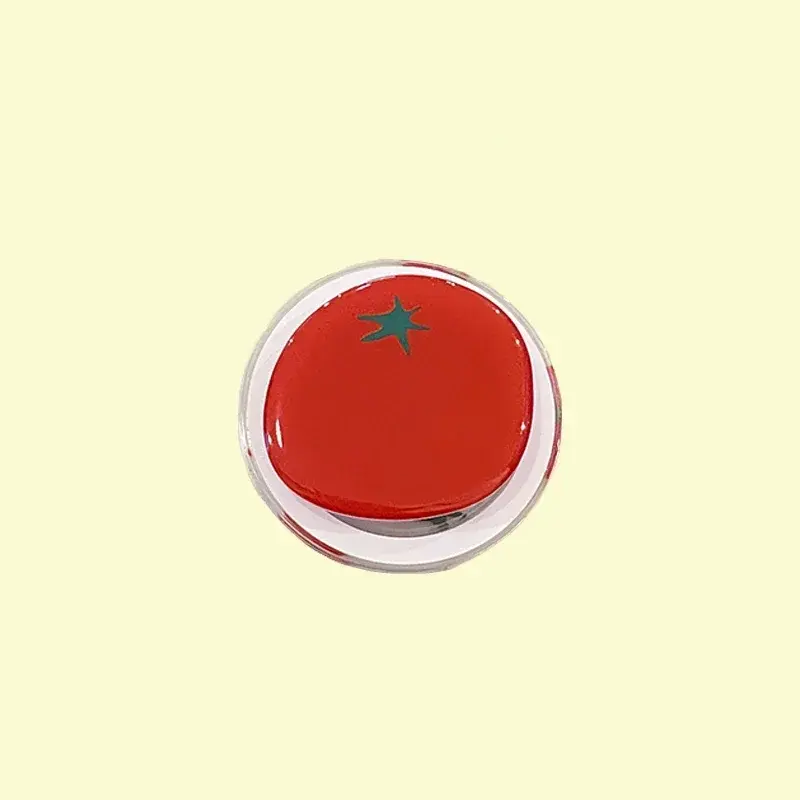 Korean Cute Cartoon Tomato Magnetic Holder Grip Tok Griptok Phone Stand Holder Support for IPhone 16 for Pad Magsafe Smart Tok