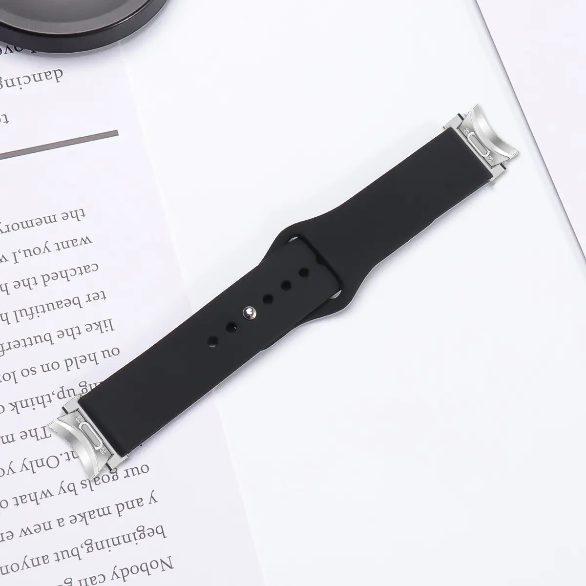 No Gaps Silicone Strap for Samsung Galaxy Watch7 6 5 4 40 44mm 6/4 Classic 43/47mm Bracelet Wristband for Galaxy 5Pro 45 Correa
