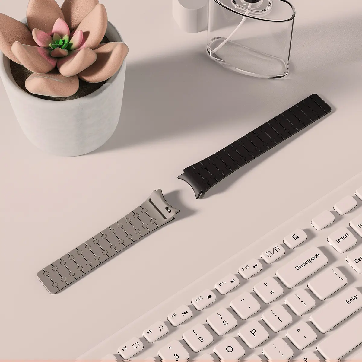 20mm No Gaps Silicone Band for Samsung Watch Galaxy4 6 Classic 43mm 47mm 42 46mm 6 5 4 44 40mm Magnetic Strap 5Pro 45mm Bracelet