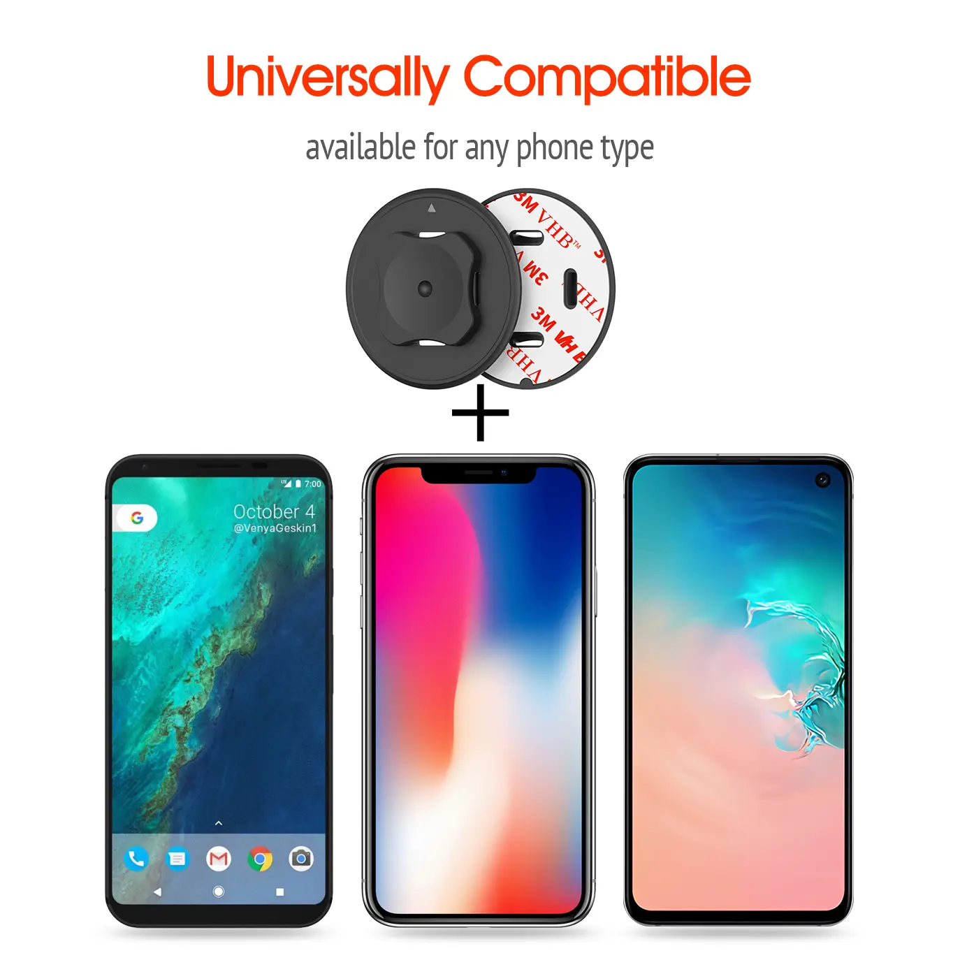 Universal Quick Mount Small Adapter Multi Purpose Phone Holder,Suitable for all bicycle phone holders in our shop