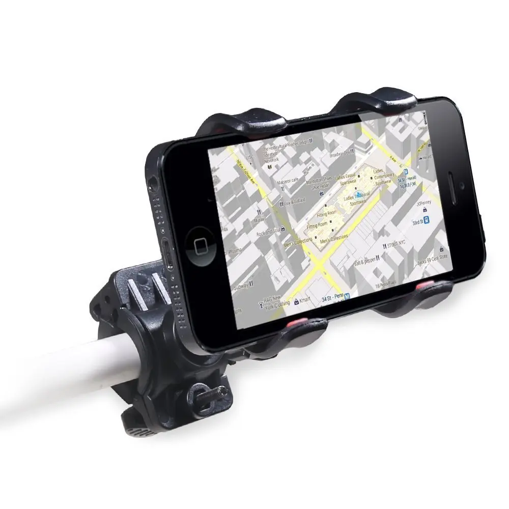 Universal Motorcycle MTB Bike Bicycle Phone Holder Handlebar Mount Holder for Ipod Cell Phone GPS for Xiaomi Redmi Phones Etc