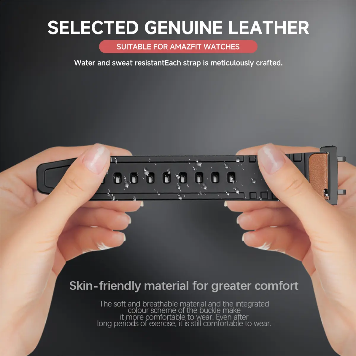 Band Leather Bracelet For Amazfit T-rex 2 3 Ultra For Huami Amazfit Trex Pro TRex watchband Smart watch Sports Strap Accessoeies
