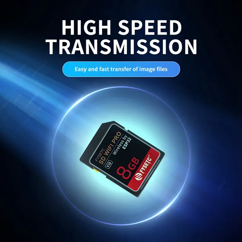 FYSETC SD WIFI Pro Wireless Transmission Base On ESP32 With 8GB Card , Uploader Support Websever For 3D Printer