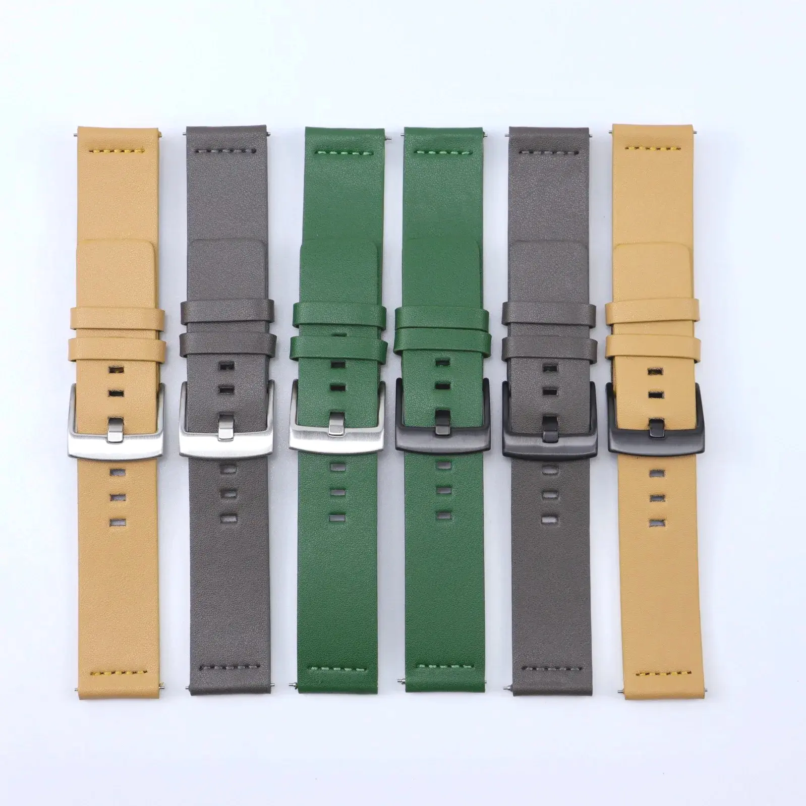 Z26 Genuine leather Watchbands 18 20 22 24mm For Samsung Watch 46mm 44mm 42mm 40mm Strap For Huawei Watch For moto360 II