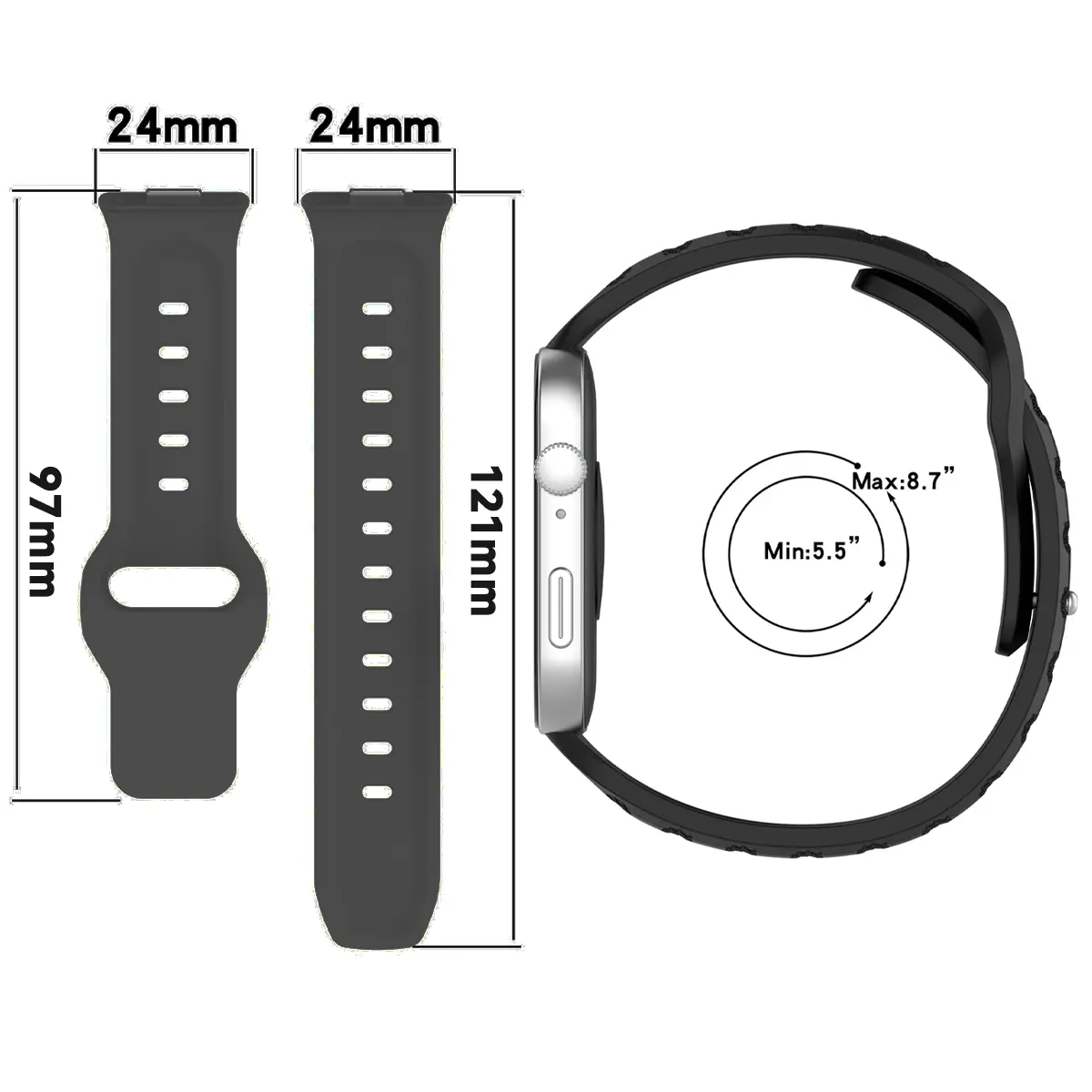 Silicone Strap For Huawei Watch Fit 1 2 3 4 Replacement Wristband Bracelet For Huawei Watch Fit 4 Pro Sport Correa Accessories