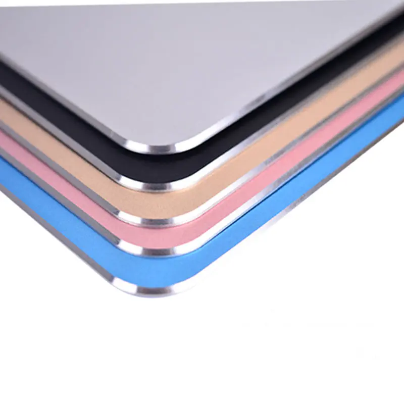 17*24*0.3/20*25*0.3CM Aviation Level Aluminum Metal + Rubber Mouse Pad Luxury Simple Frosted Matte Aluminum Laptop/PC Mouse Pads