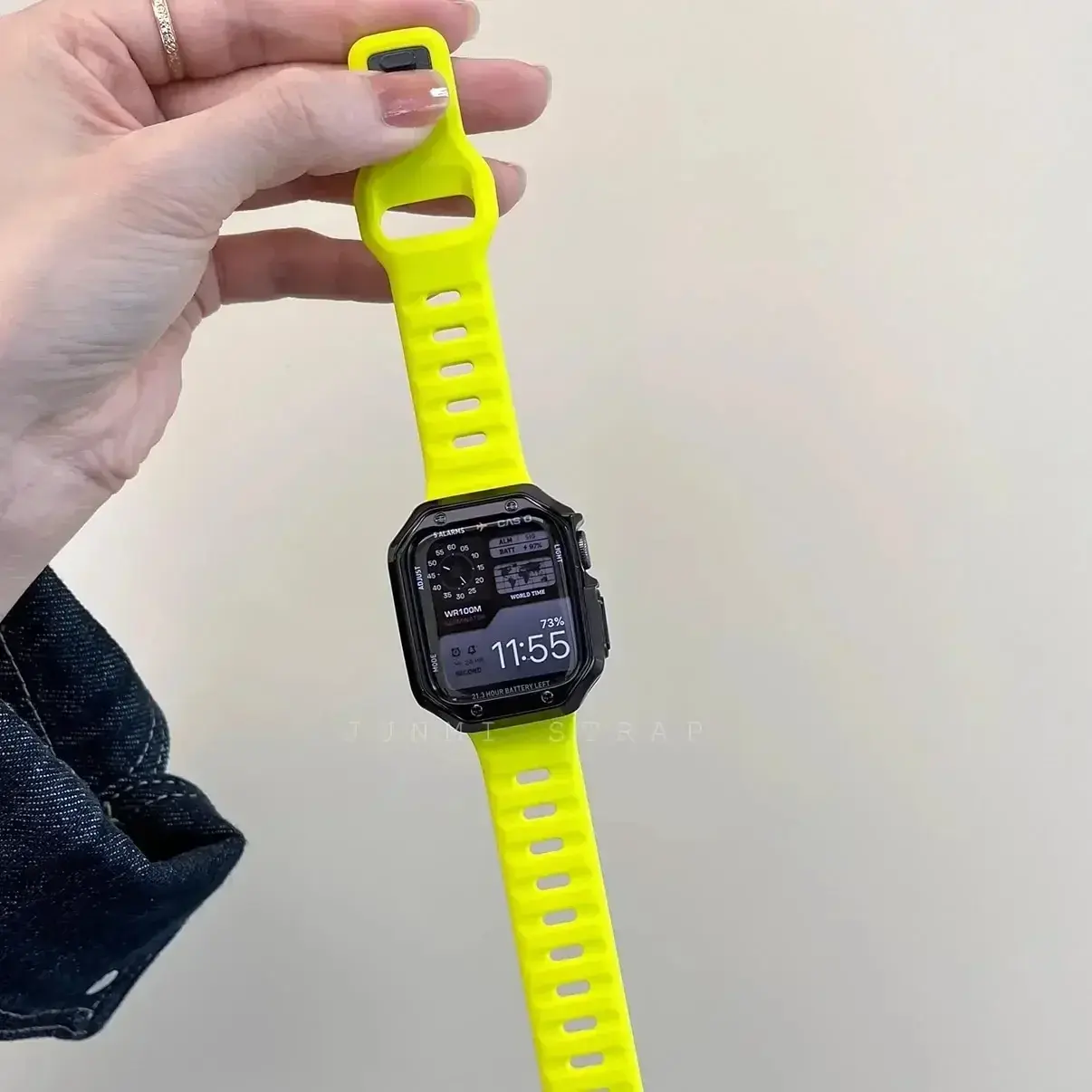 Soft Silicone Strap+Case For Apple Watch Band 49mm 46mm 45mm 42mm Bracelet Correa iWatch Ultra 2 38mm 40mm 41mm Watchband 10 9 8