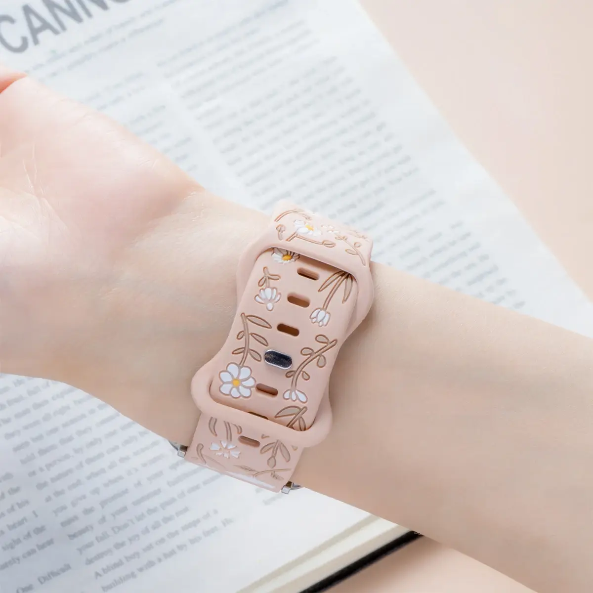 Engraved Strap For Apple Watch Band 46mm 40 44mm 41 49mm 45 38 42mm Silicone bracelet For iwatch series 10 9 7 se 6 5 4 8 ultra