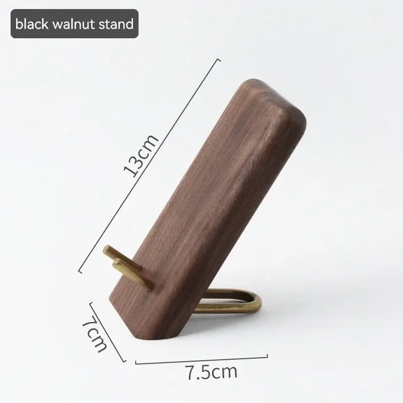 Lazy Desktop Tablet Holder Universal Table Cell Phone Support Mobile Phone Holder Wooden Walnut Stand for iPhone Samsung iPad