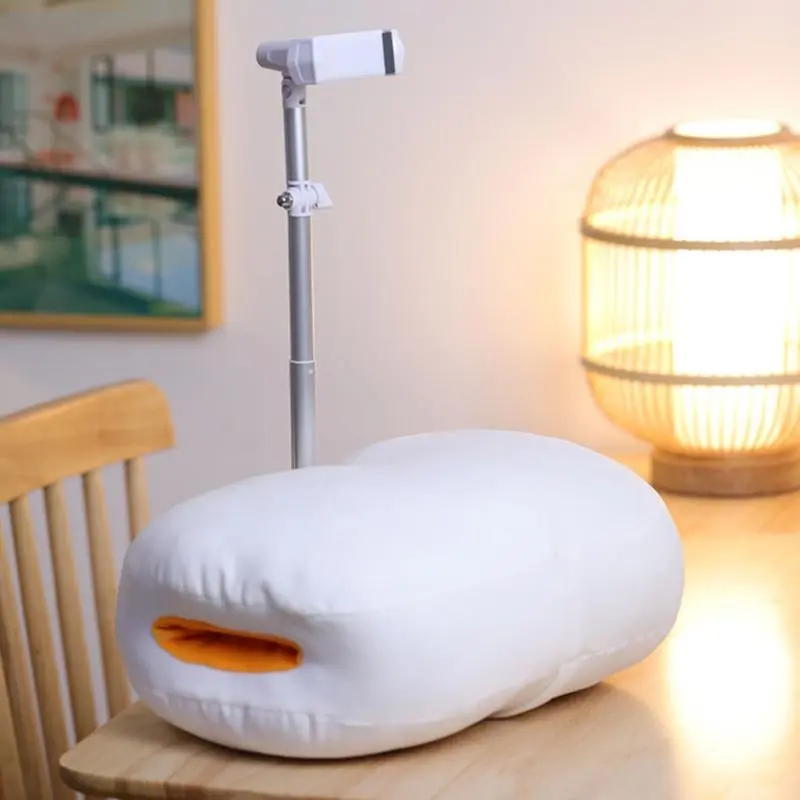 Phone Holder for Bed, Pillow Stand Compatible with 4-7" Phone, Mobile Phone Stand, Height Angle Adjustable, Idea for Kindle Read