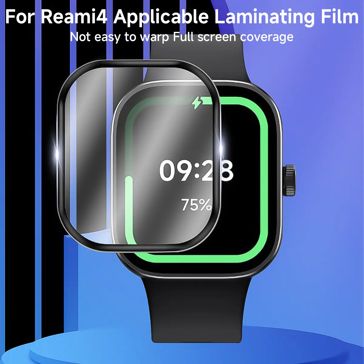 20D Screen Protector for Mi Redmi Watch 4 Anti-scratch Film for Redmi Watch 4 Full Coverage Ultra-HD Protective Film (Not Glass)