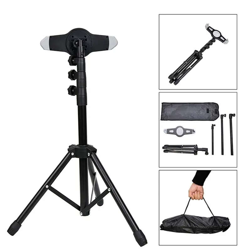 Newest Adjustable Tripod Floor Tablet Stand Holder For 9.7-15 Inch Tablet Tripod Mount Support For Ipad Air Pro 12.9 Xiaomi Pad