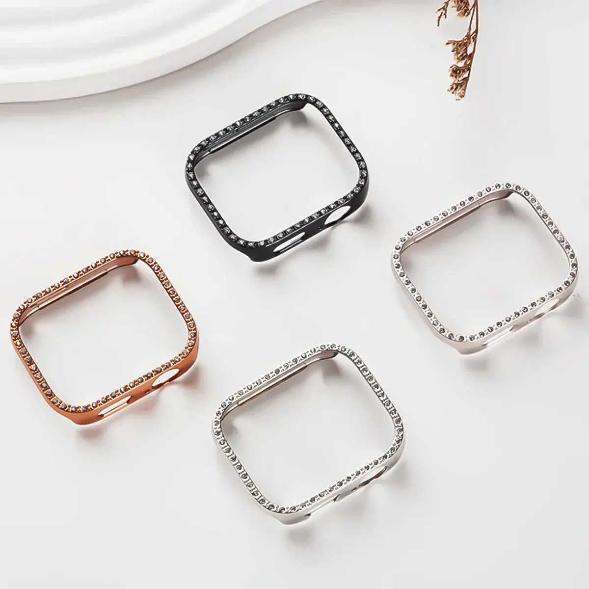 PC Hollowed Case for Huawei Watch Fit 4Pro Bling Diamond Crystal Protective Cover for Huawei Watch Fit 4 Watch Accessories 2025