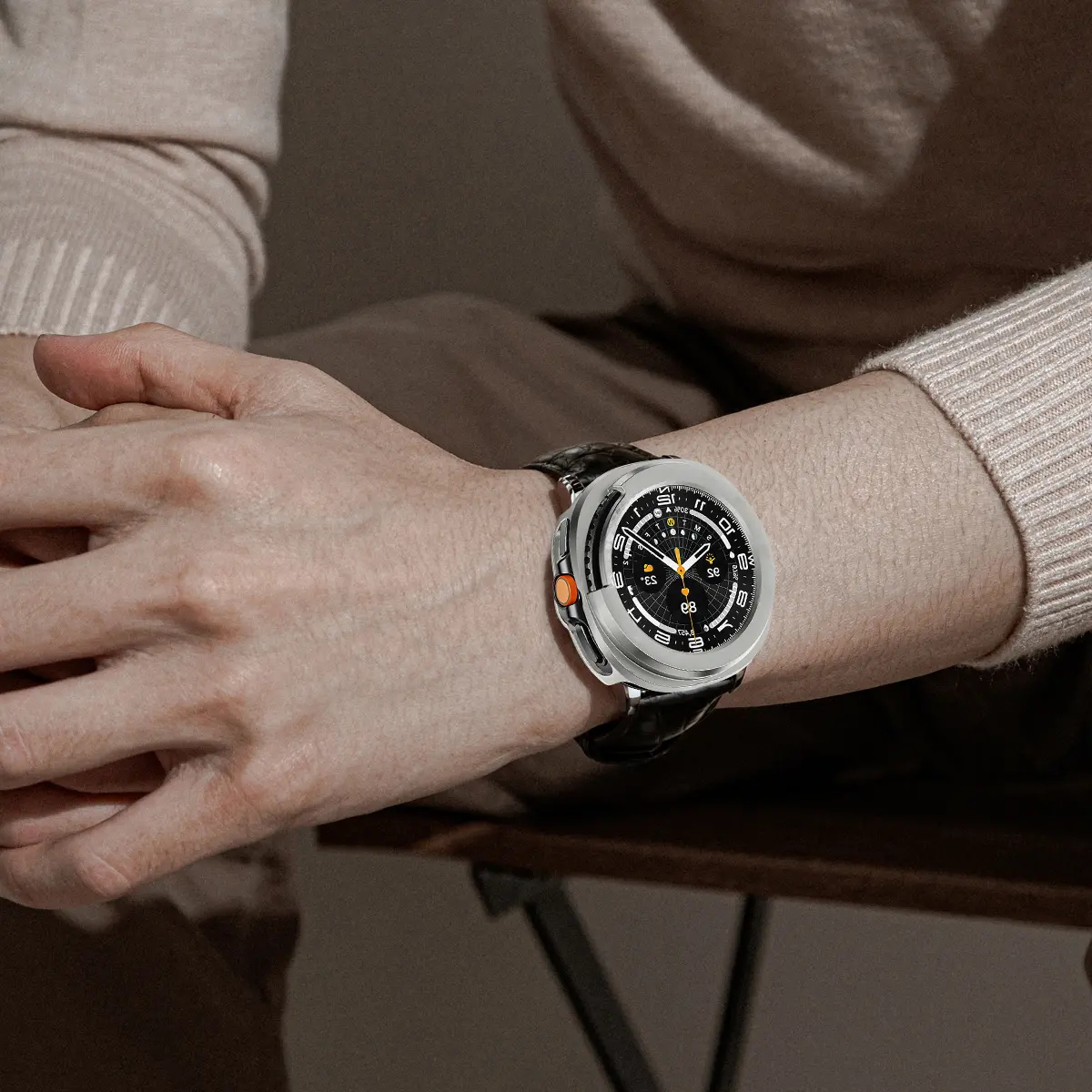 Protective Case For Samsung Galaxy Watch 8 Classic 46mm Hard PC Bumper No Screen Film Galaxy Watch 8 Classic Cover Accessories