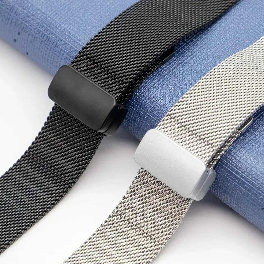 Quick Fit Stainless Steel Strap for Galaxy Watch 7/6/5/5pro 40 44 45 Milanese for Samsung Galaxy Watch 6 Classic 43mm 47mm Belt