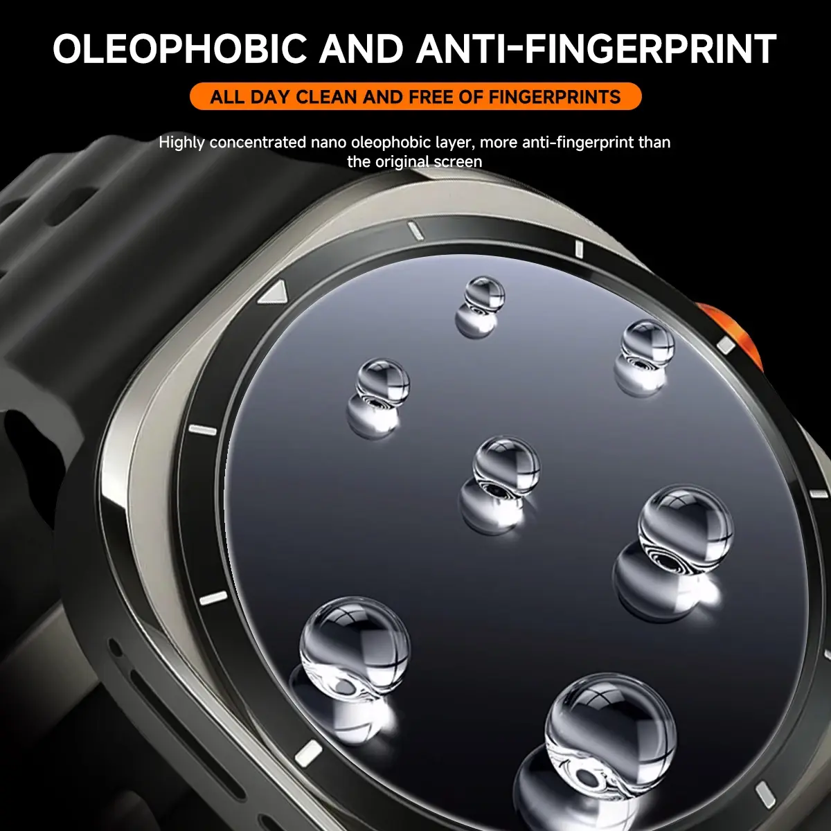 1-5Pcs Tempered Glass for Samsung Galaxy Watch 7 Ultra Watch7 40 44 SmartWatch Screen Protector Protective Glass Easy to Install