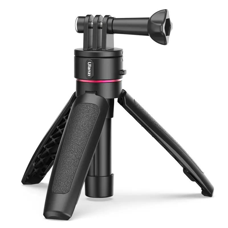 Ulanzi MT-09 Extend Gopro Vlog Tripod Mini Portable Tripod for Gopro Hero 12 11 10 9 8 7 6 Black Session Osmo Action insta360 X3