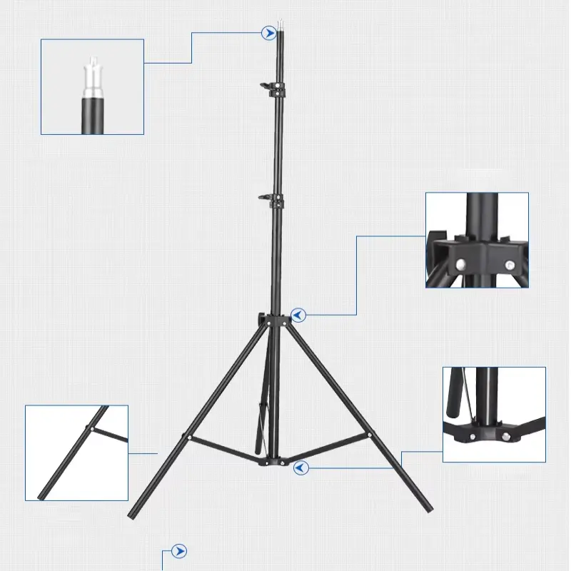 Fill light bracket mobile phone tablet live tripod multi-function floor-standing artifact smartphone stand projector stand