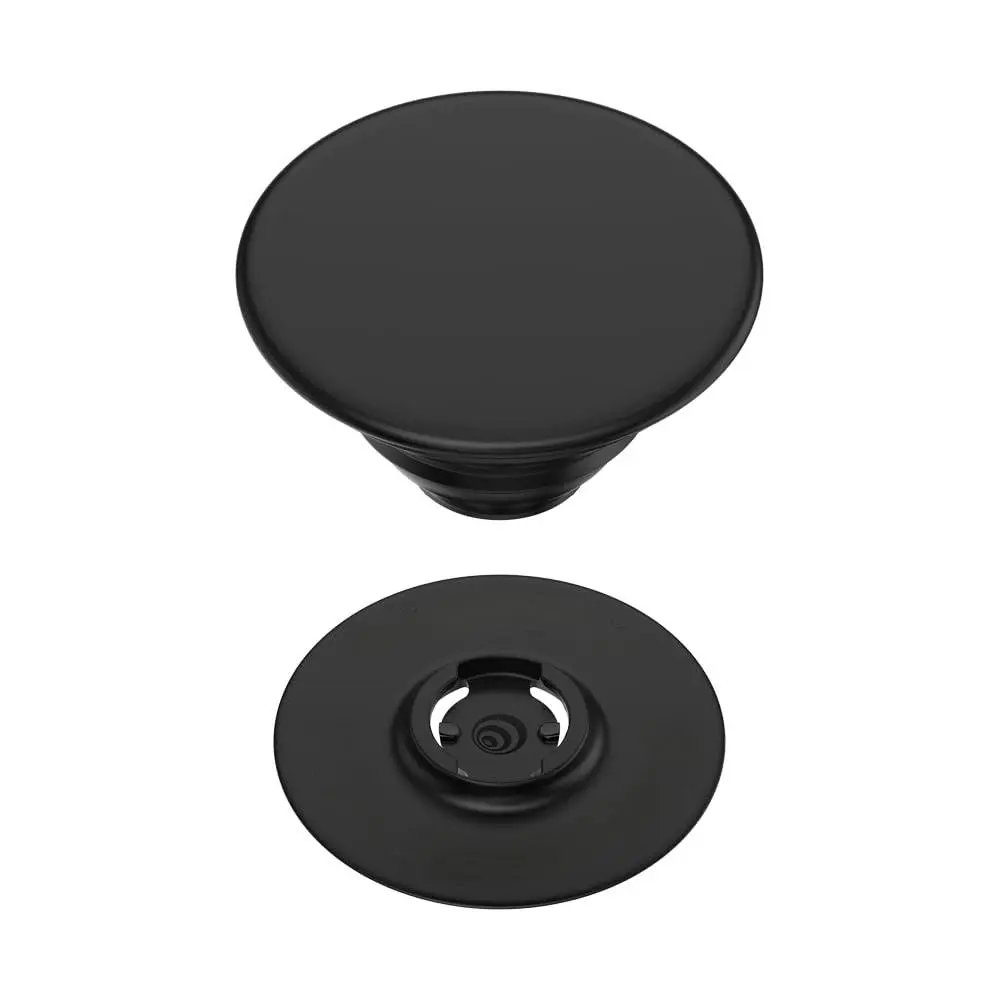 Phone Grip with Expanding Kickstand, Adhesive Grip - Black