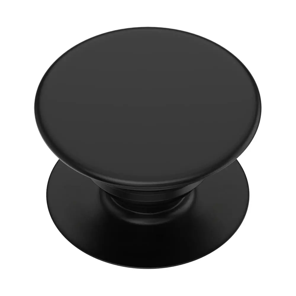 Phone Grip with Expanding Kickstand, Adhesive Grip - Black