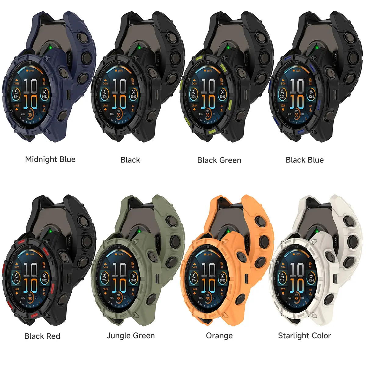 TPU Case For Garmin Enduro 3 Protector Samrt Watch Strap Shell Enduro3 Cover Bumper Silicone Skin Accessories