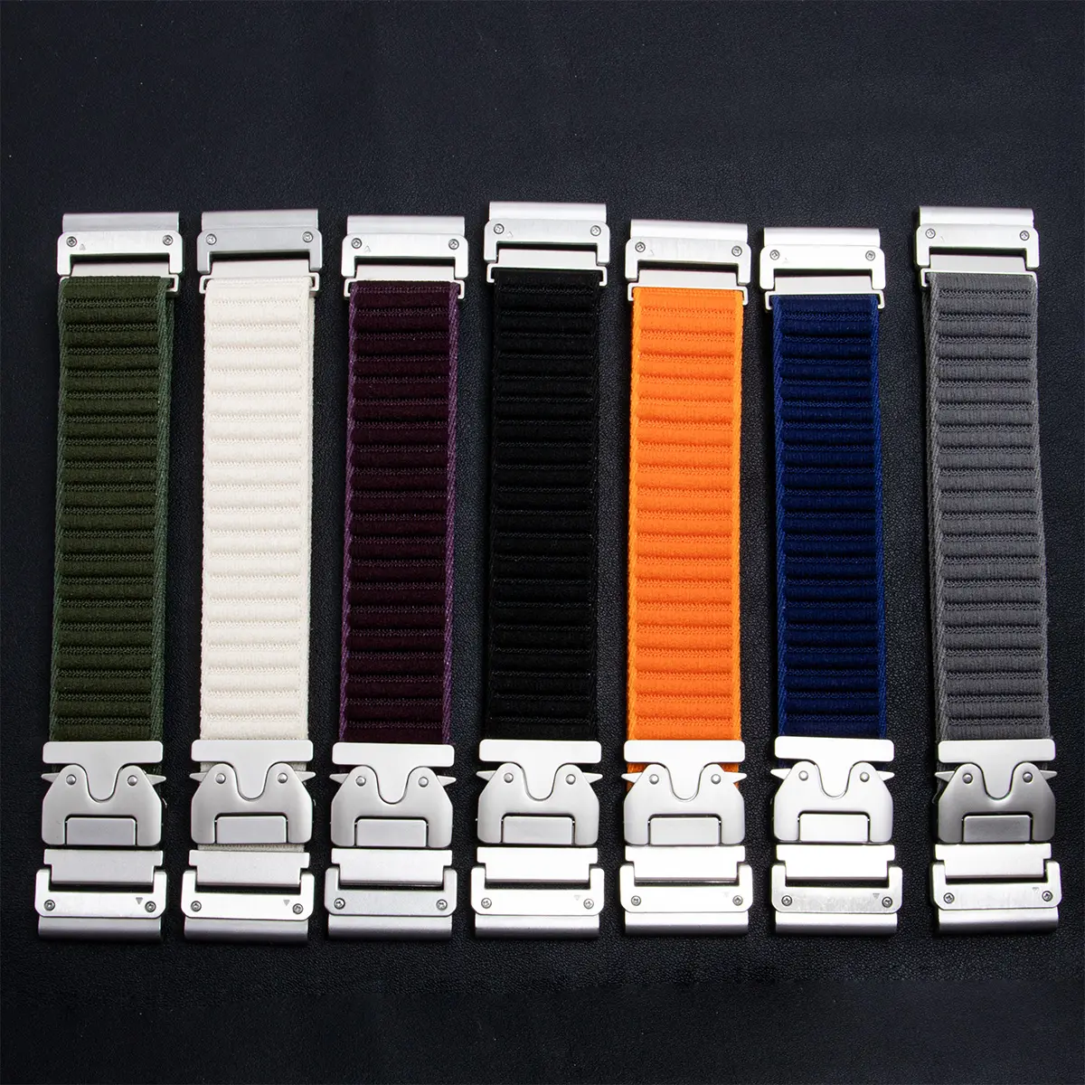 26mm Nylon Loop Strap For Garmin Fenix E 8 47mm 7 7X Pro/6X 6XPro/Enduro 3 2/Epix Pro Gen 2 51mm Quickfit Bracelet Sports Band