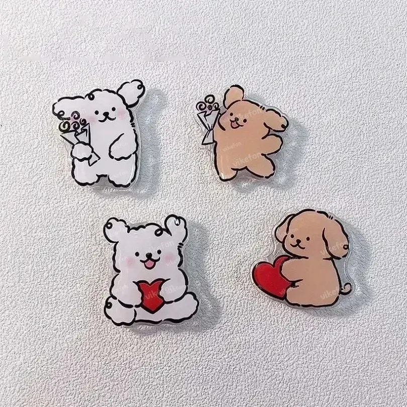 Korean Cute Cartoon Puppy Grip Socket Pocket Stand Phone Grip Tok Bracket For iPhone Samsung Xiaomi Ring Finger Holder