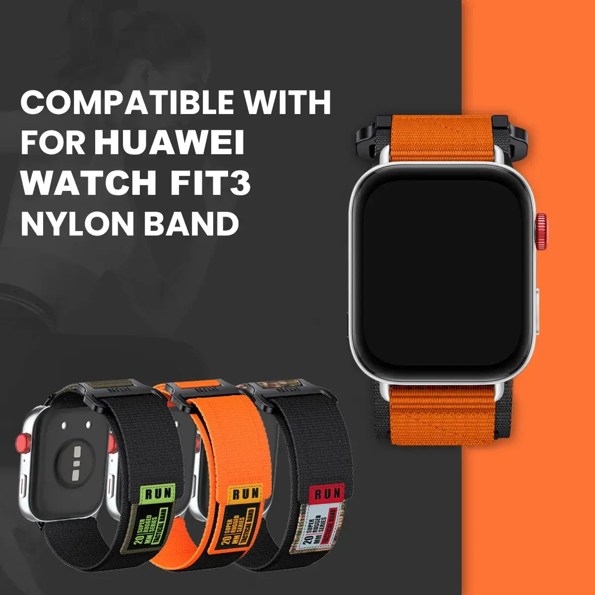 Nylon Trail Loop Band For Huawei Watch Fit4Pro 3 Strap Bracelet Sport Watchband For Huawei Watch Fit2 Smartwatch Elastic Correas
