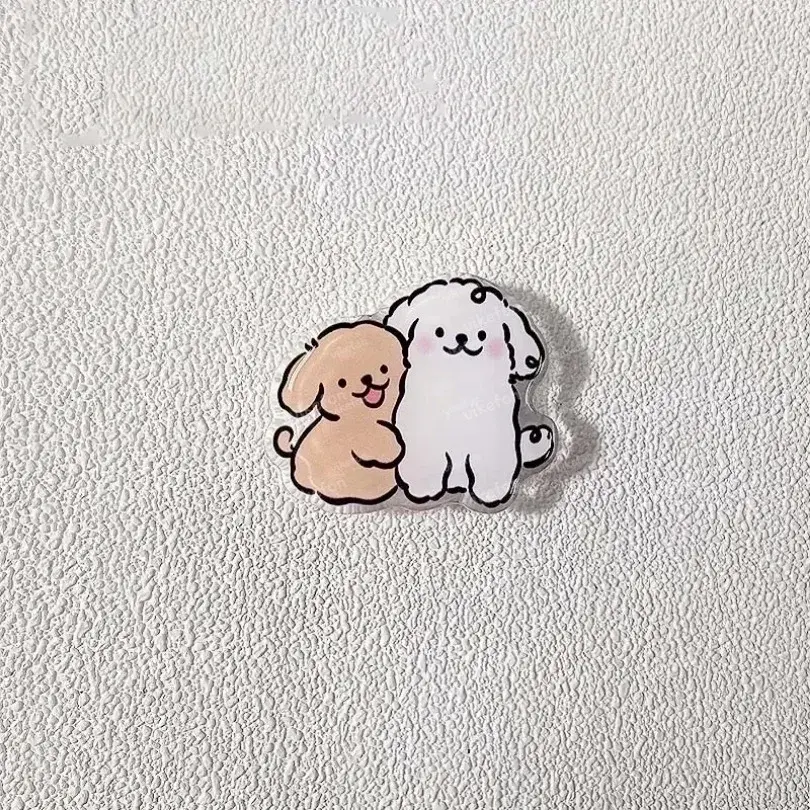 Korean Cute Cartoon Puppy Grip Socket Pocket Stand Phone Grip Tok Bracket For iPhone Samsung Xiaomi Ring Finger Holder