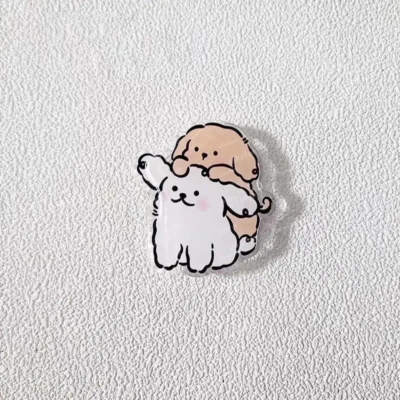 Korean Cute Cartoon Puppy Grip Socket Pocket Stand Phone Grip Tok Bracket For iPhone Samsung Xiaomi Ring Finger Holder
