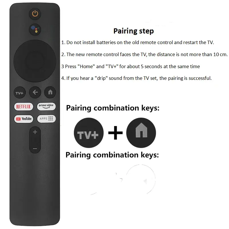 XMRM-M6 Voice remote Control For Xiaomi mi 2nd Gen Box Applicable to TV Box S (2nd Gen) 4K Ultra HD Streaming Media Player
