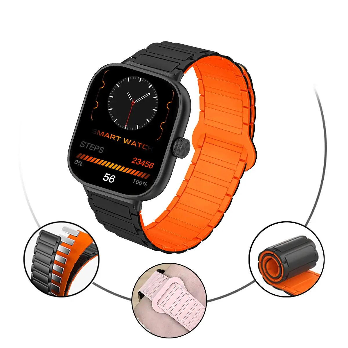 Silicone Strap for Redmi watch 5 4 Magnetic Sports Band for Xiaomi Mi band 9 pro 8 pro Correa Breathable Bracelet Accessories