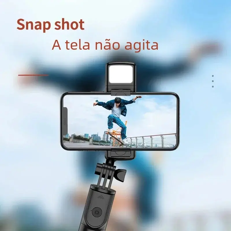 Bluetooth Selfie Stick Tripod Desktop Stand, Phone Holder, Wireless Remote Shutter, for iPhone Android, Option with Fill Light