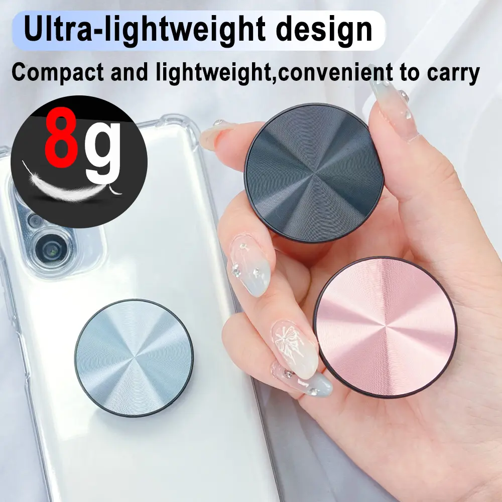Grippopso CD Pattern Phone Holder Socket Ring Holder Griptok Universal Telephone Mobile Phone Finger Grip Holder Bracket