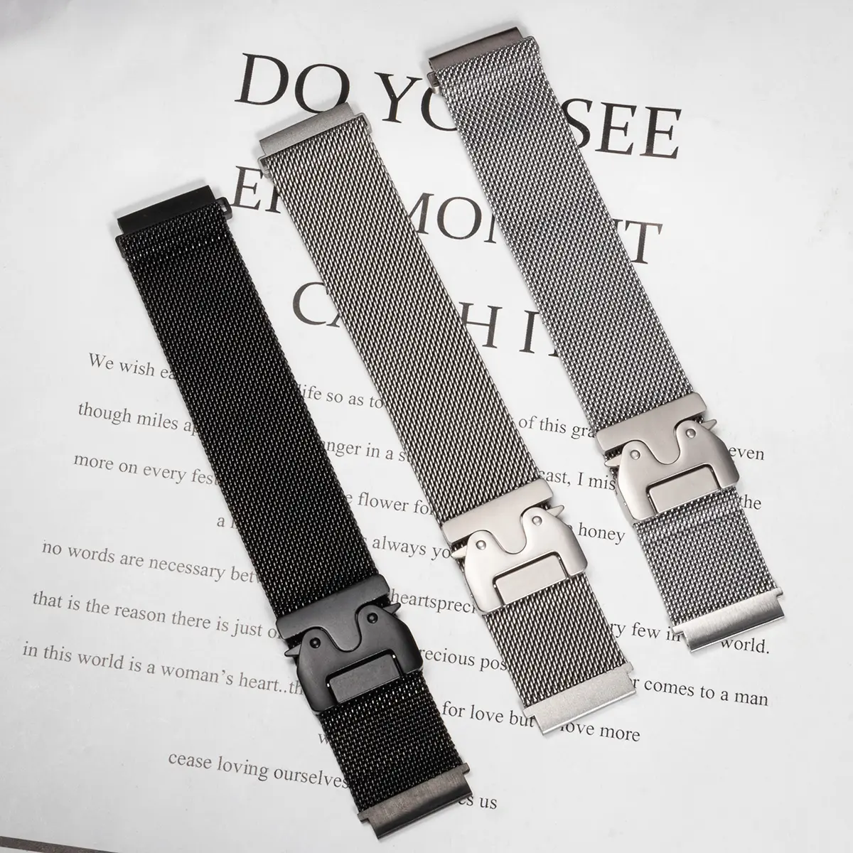 Titanium Color Stainless Steel For Xiaomi Watch 2 Pro S4 S3 S2 S1 Pro Active 22mm Bracelet Watch Band For Mi Watch Replacement
