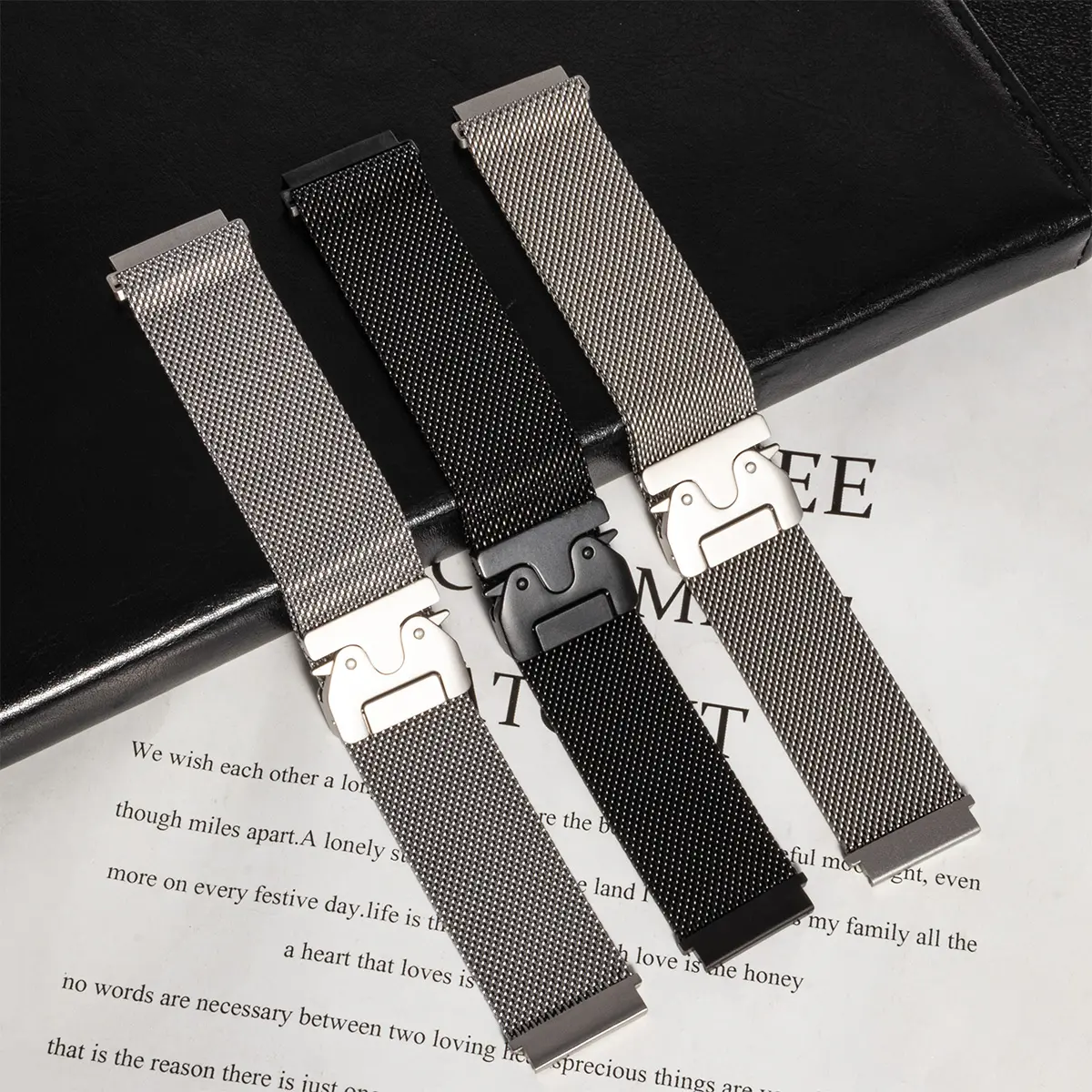 Titanium Color Stainless Steel For Xiaomi Watch 2 Pro S4 S3 S2 S1 Pro Active 22mm Bracelet Watch Band For Mi Watch Replacement