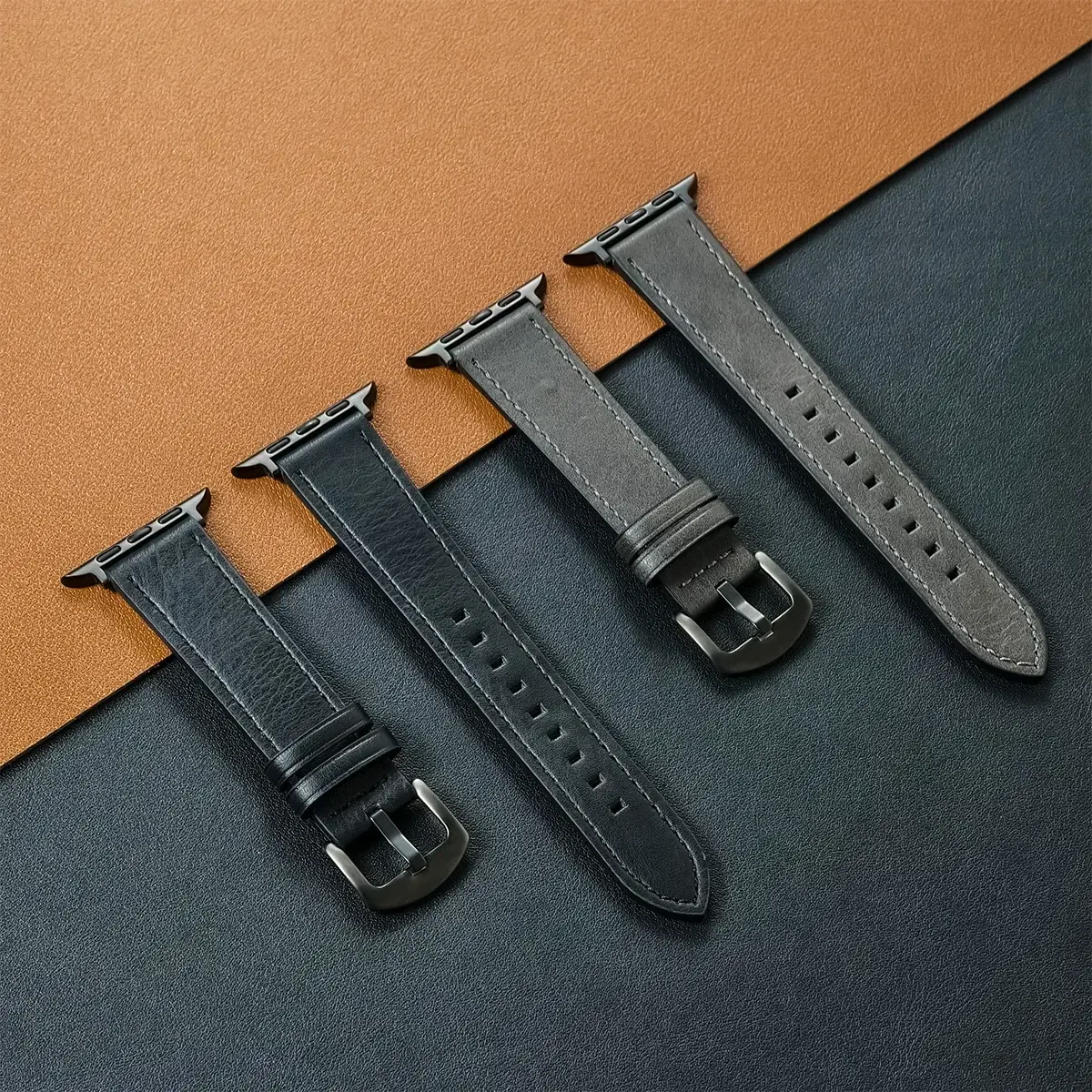 Leather strap for Apple strap Ultra 2 49mm 10 9 7 8 3 4 5 6 SE 44mm 40mm strap 38 42mm series men's high-quality 45mm 41mm band