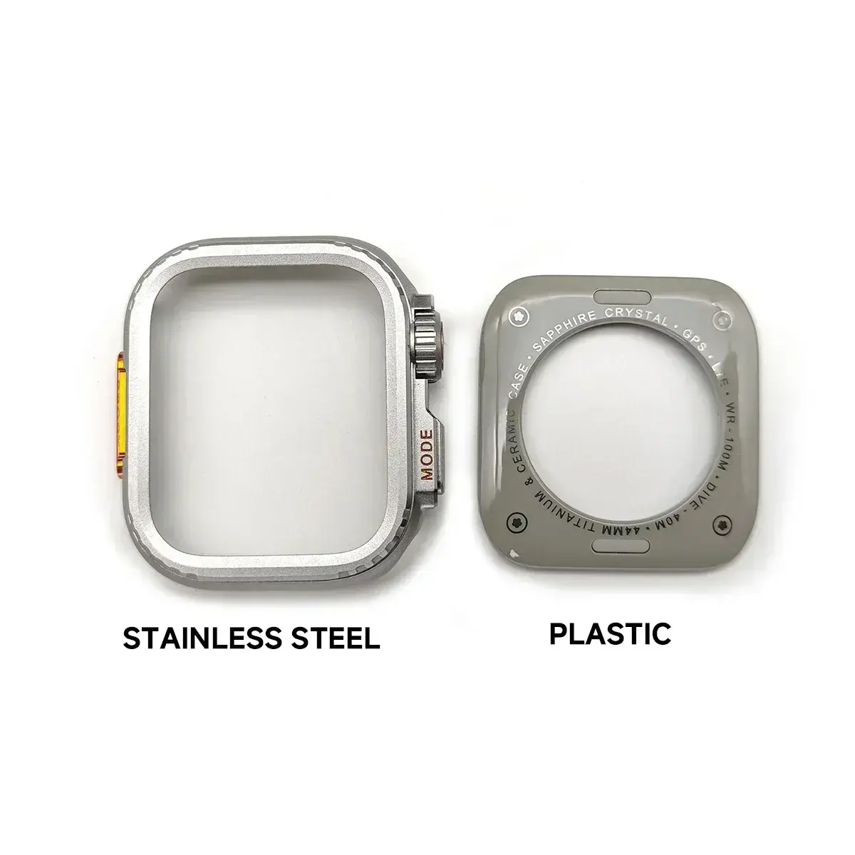 Silicone Strap+Metal Case For iWatch Ultra2 For Apple Watch 10/9/8/1/2/3/4/5/6/7 Sports Bracelet Band 46mm 49mm 45mm 44mm 42mm
