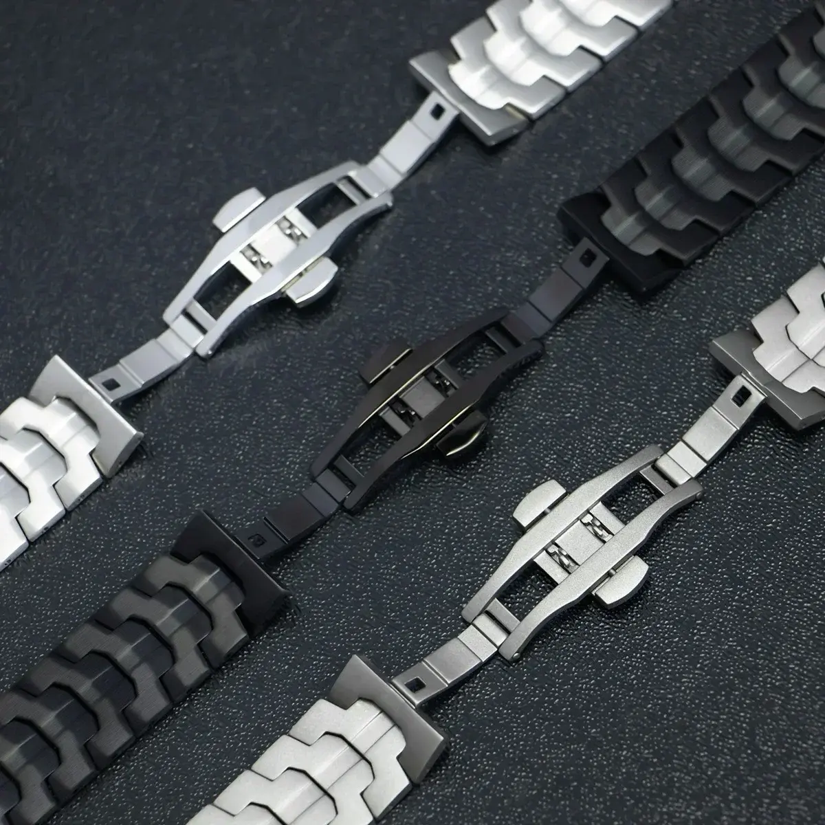 Steel Strap for Huami Amazfit T-rex 3/2 Trex Pro Metal Watch Band for Amazfit T-Rex Ultra Butterfly clasp Smartwatch Accessories