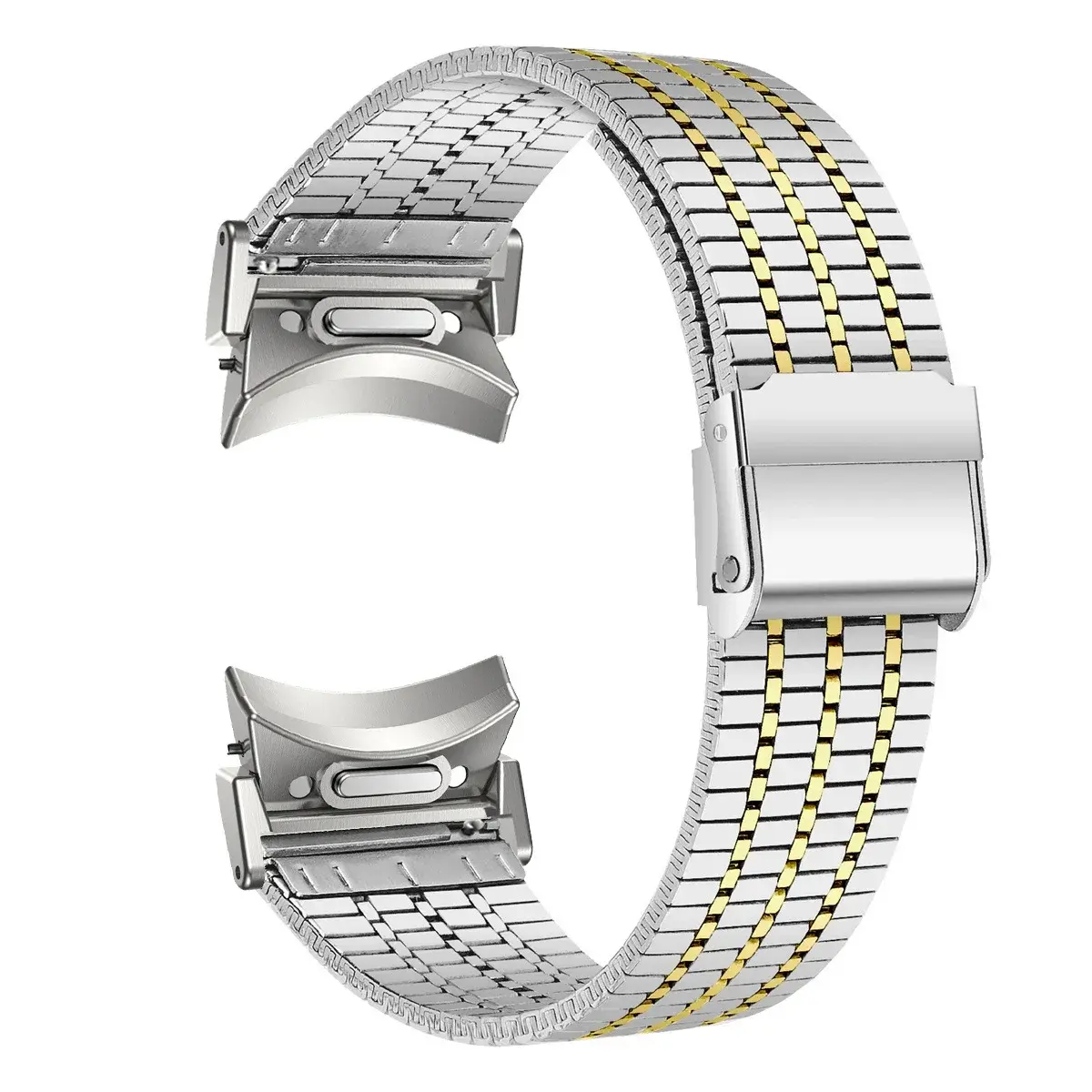 Stainless Steel Strap for Samsung Galaxy Watch 7 6 5 4 40mm 44mm 6 4 Classic 47mm 43mm No Gaps Metal Bracelet for 5Pro 45mm Band