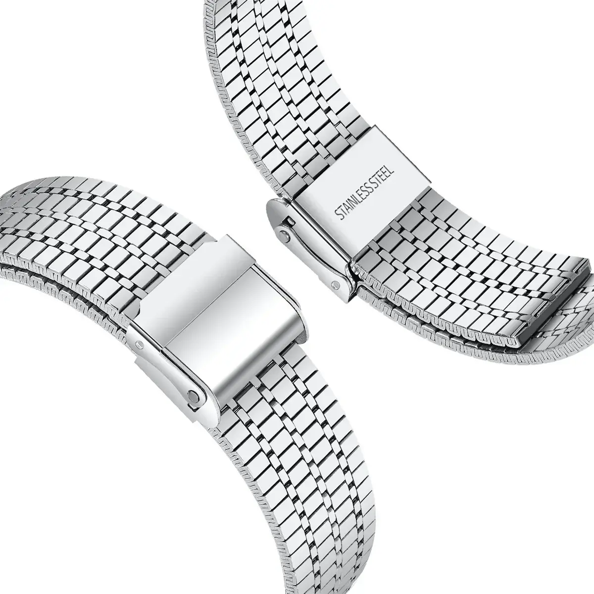 Stainless Steel Strap for Samsung Galaxy Watch 7 6 5 4 40mm 44mm 6 4 Classic 47mm 43mm No Gaps Metal Bracelet for 5Pro 45mm Band