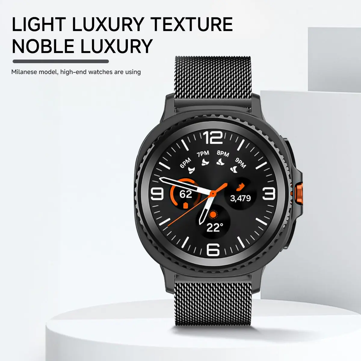 Metal Milanese Bracelet for Samsung Galaxy Watch 8 40 44mm Stainless Steel Magnetic WatchBand  for Samsung Watch 8 Classic 46mm