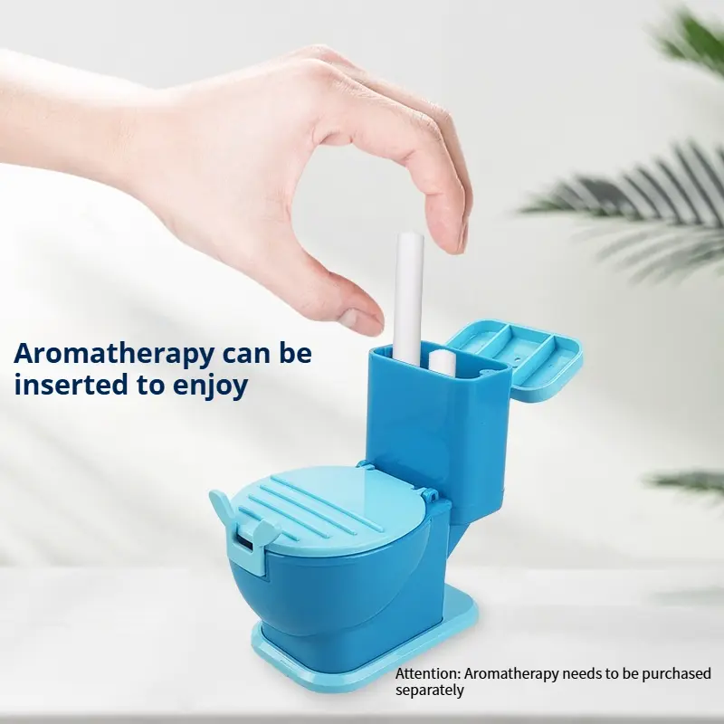 Mobile Phone Stand Multi Functional Desktop Lazy Holder Mini Toilet Creative Design Can Store Small Items Phone Bracket Gift