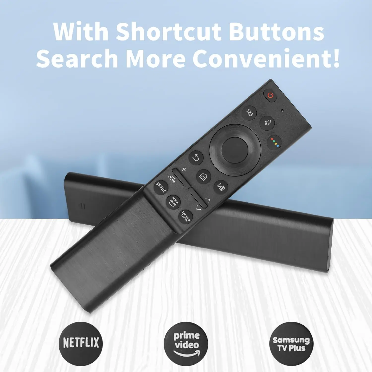 BN59-01363A Voice Remote Control Compatible with Samsung Smart TV QLED 4K 8K UHD/Crystal UHD 4K/NEO QLED QN UE UN MU Series