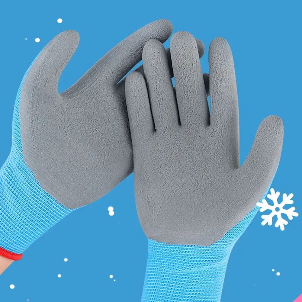 Cartoon Animal Camping Protective Gloves Pink Blue Yellow Multi-purpose Kids Work Gloves Thickening Safety Gardening Glove
