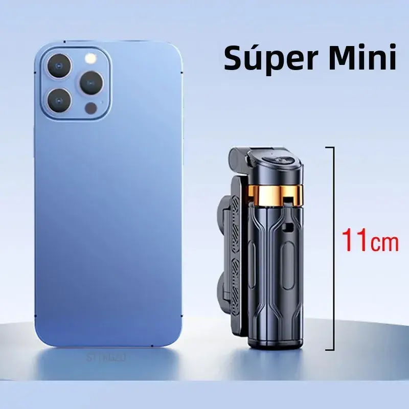 Super Mini Selfie Stick Portable Phone Holder Shooting Aid Versatile Integrated Design Bluetooth Remote For Live Broadcas