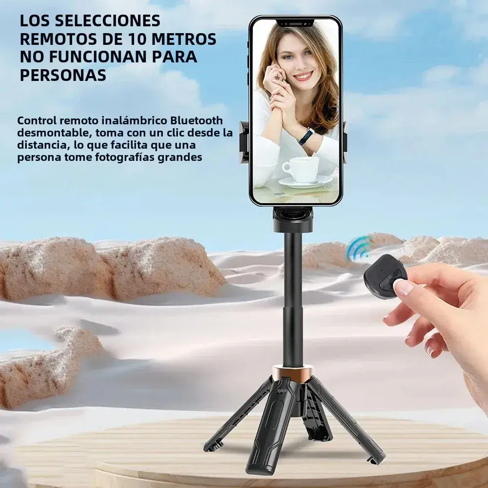 Super Mini Selfie Stick Portable Phone Holder Shooting Aid Versatile Integrated Design Bluetooth Remote For Live Broadcas