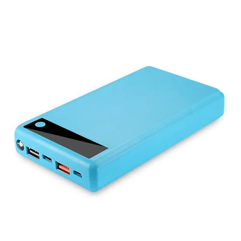 Display Screen Power Bank Case Micro Type-c Input 6*18650 Battery External Charger DIY Powerbank Box Outer Case
