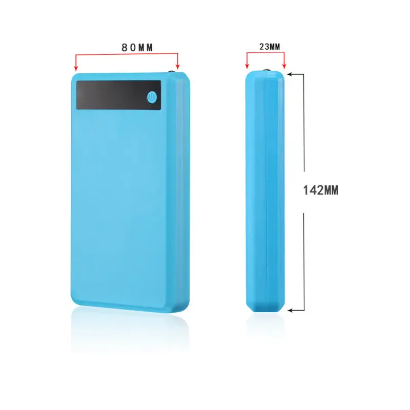 Display Screen Power Bank Case Micro Type-c Input 6*18650 Battery External Charger DIY Powerbank Box Outer Case